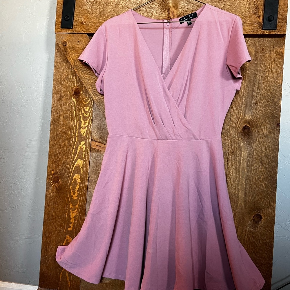 Trixxi Blush Pink Mini Dress